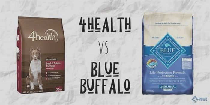 4health dog food vs blue buffalo