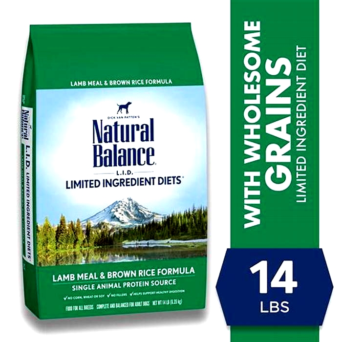 natural balance dog food lamb and rice