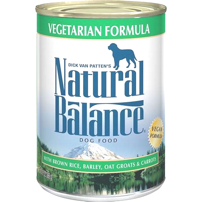 natural balance vegetarian dog food can