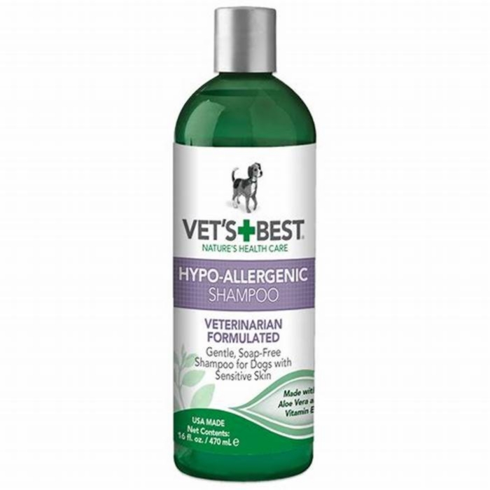 vet's best hypo-allergenic shampoo for dogs